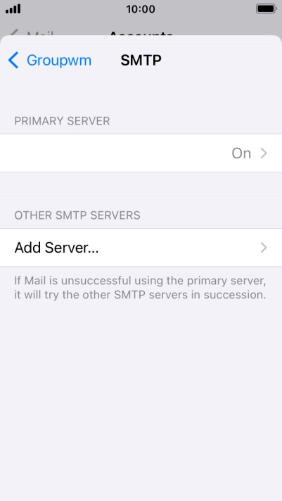 Press the field below 