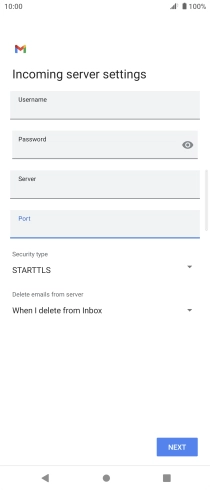 Press the drop down list below 