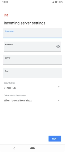 Press the field below 
