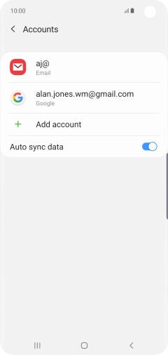 Press the Home key to return to the home screen.