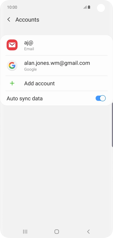 Press the Home key to return to the home screen.
