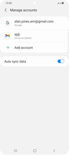 Press the Home key to return to the home screen.