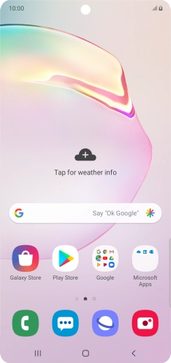 When the battery charging icon is displayed, charging is in progress.