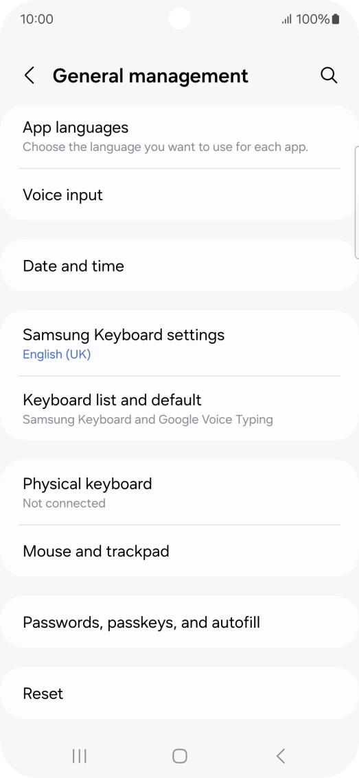 Press Date and time.