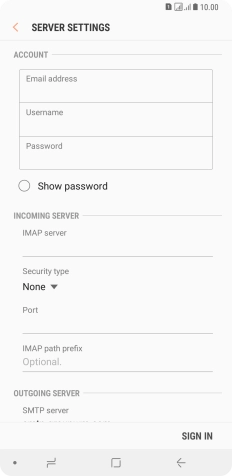 Press the field below 