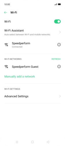 Press the Home key to return to the home screen.