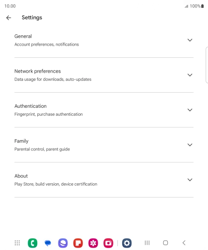 Press Network preferences.
