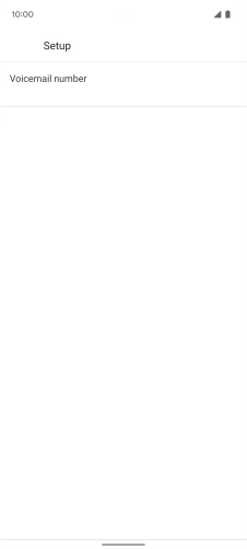 Press Voicemail number.