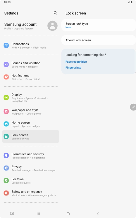 Press the Home key to return to the home screen.