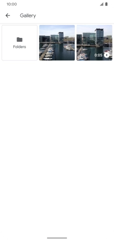 Press Folders and go to the required folder.