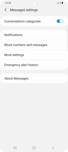 Press More settings.