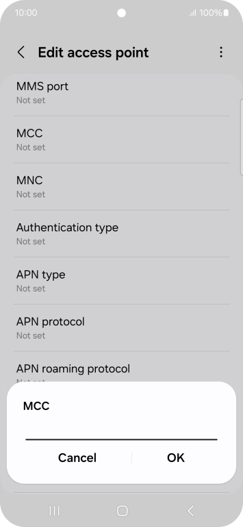 Key in 234 and press OK.