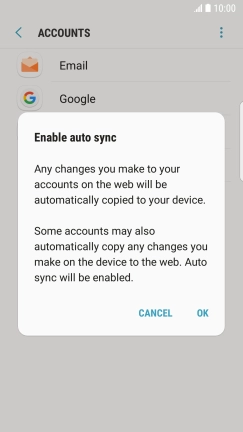 Press OK to turn on the function.