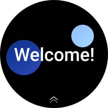 Slide your finger upwards starting from the bottom of the screen.