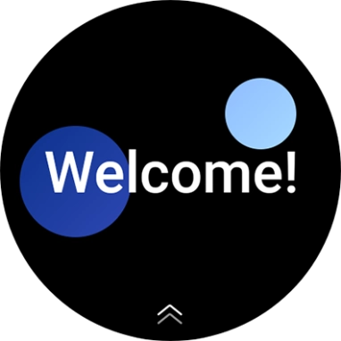 Slide your finger upwards starting from the bottom of the screen.