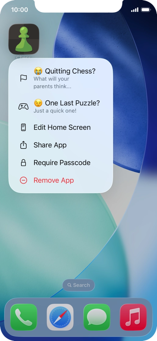 Press Require Passcode.