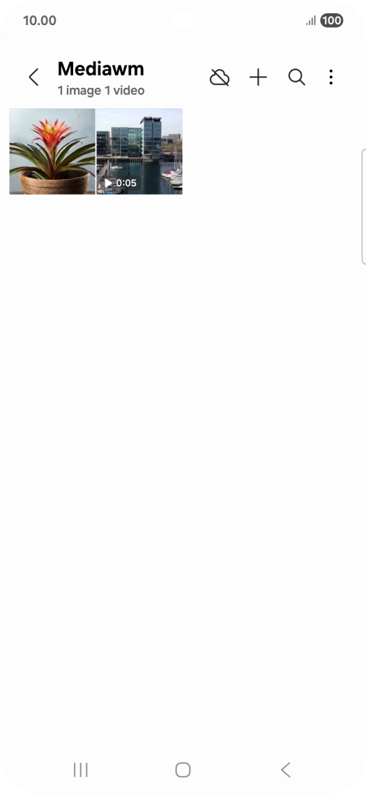 Press and hold any picture or video.