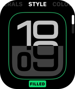 Press the Digital Crown twice to return to the home screen.