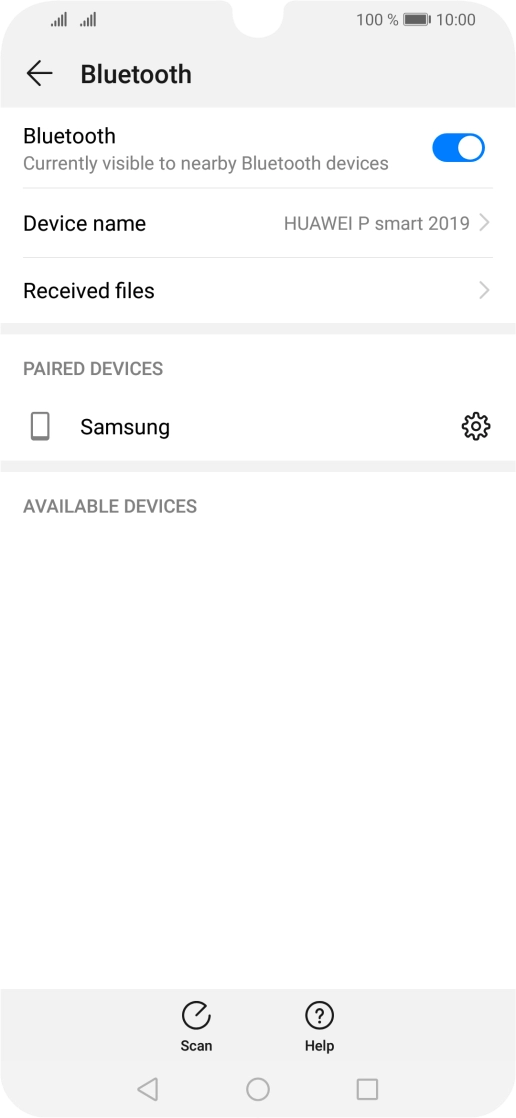 Press the Home key to return to the home screen.