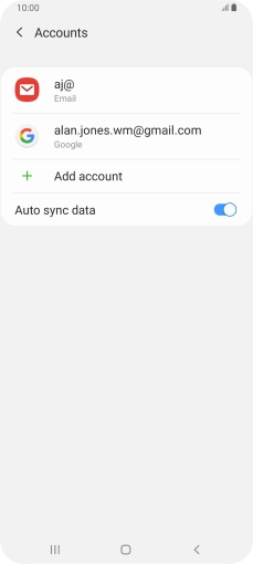Press the Home key to return to the home screen.