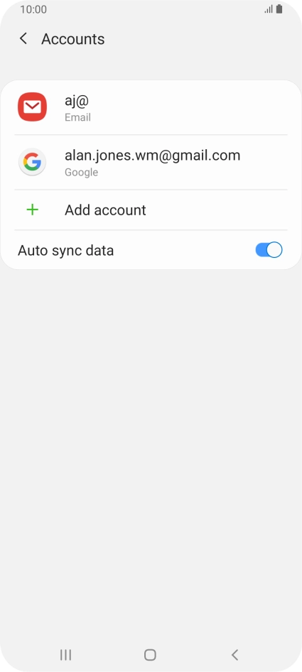 Press the Home key to return to the home screen.