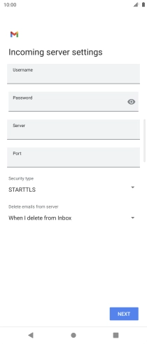 Press the field below 
