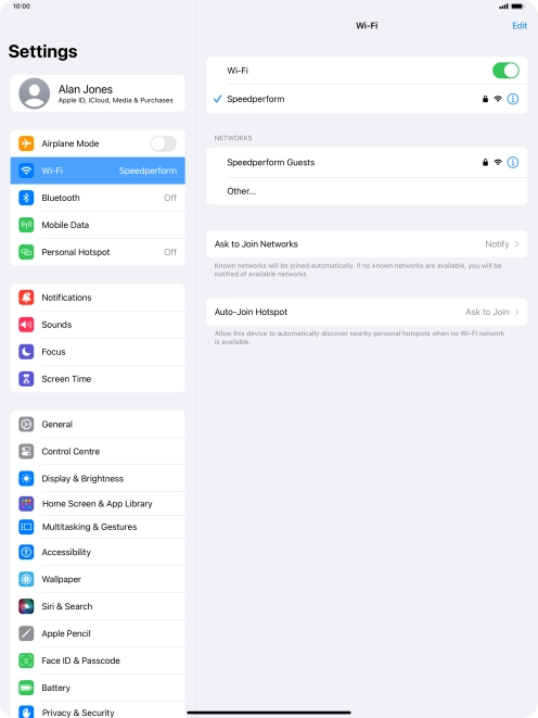 Slide your finger upwards starting from the bottom of the screen to return to the home screen.