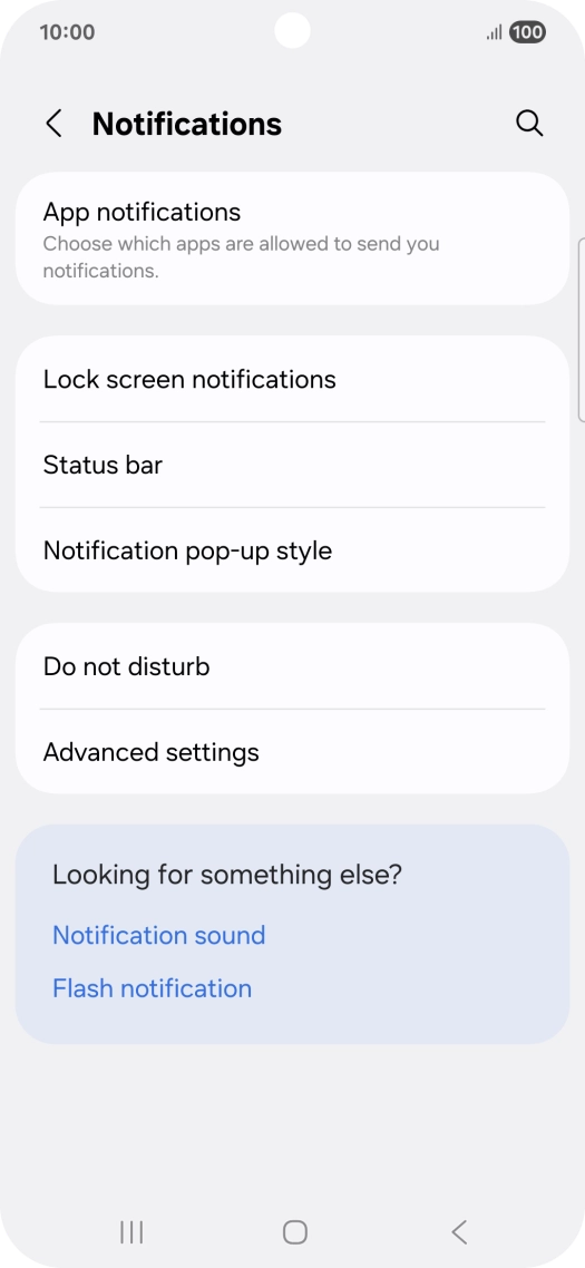 Press App notifications.
