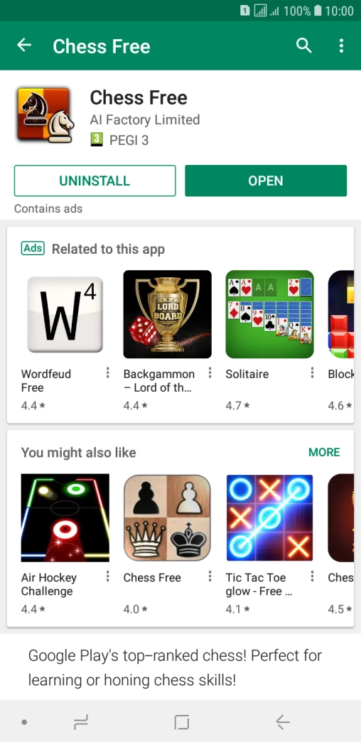 Press the Home key to return to the home screen.