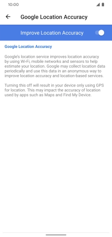 If you press the indicator next to 