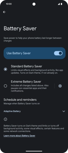 Slide your finger upwards starting from the bottom of the screen to return to the home screen.