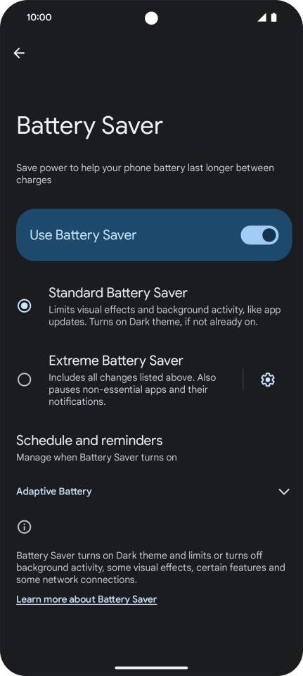 Slide your finger upwards starting from the bottom of the screen to return to the home screen.
