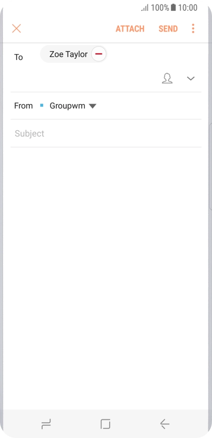 Press Subject and key in the required subject.