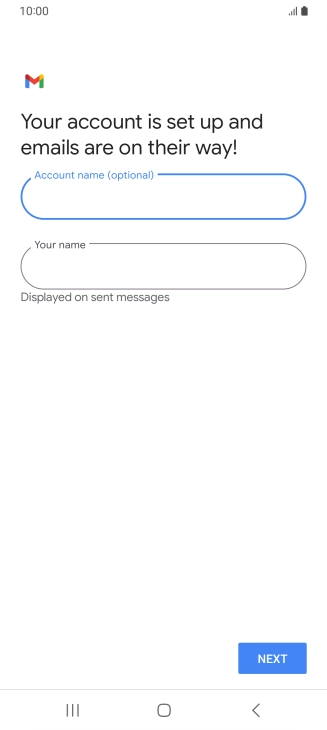 Press the field below 