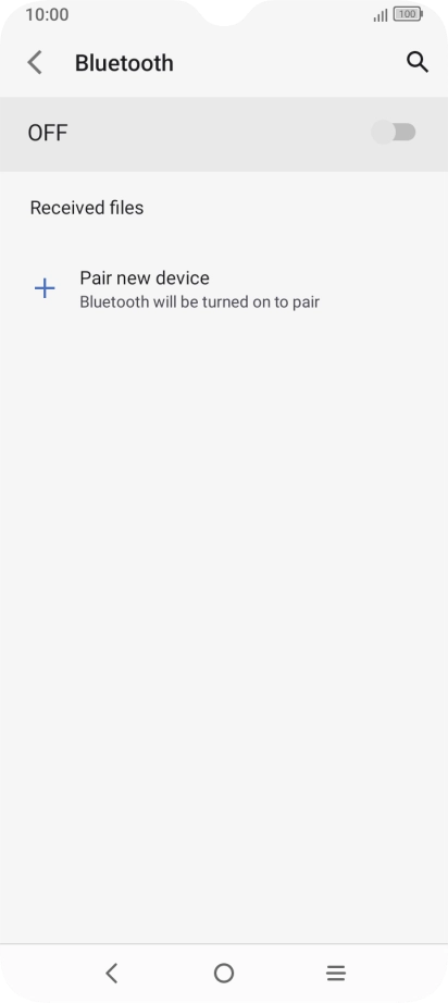 Press the indicator below 