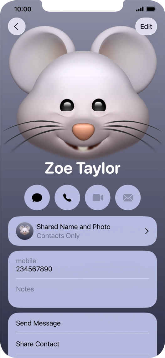 Slide your finger upwards starting from the bottom of the screen to return to the home screen.