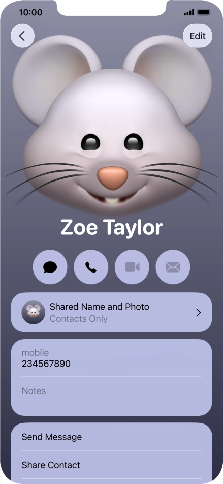 Slide your finger upwards starting from the bottom of the screen to return to the home screen.