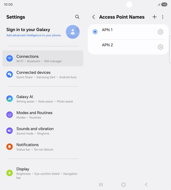 Press the Home key to return to the home screen.