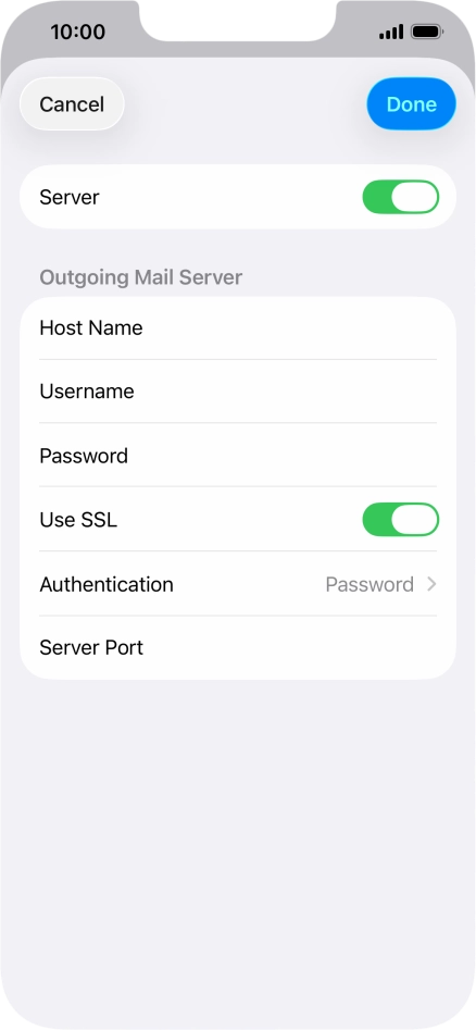 Press Authentication.