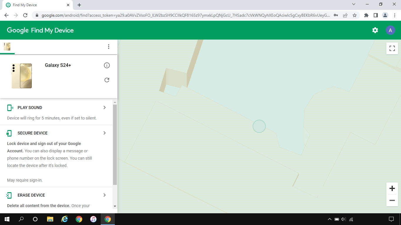Click the required device.