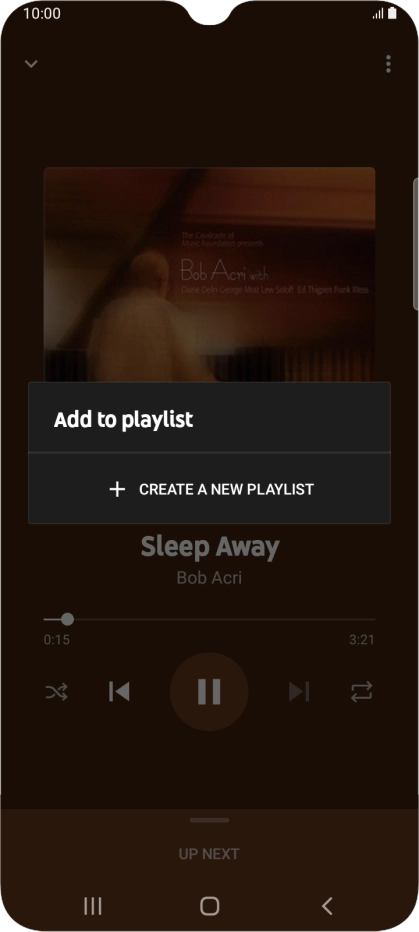 Press CREATE A NEW PLAYLIST.