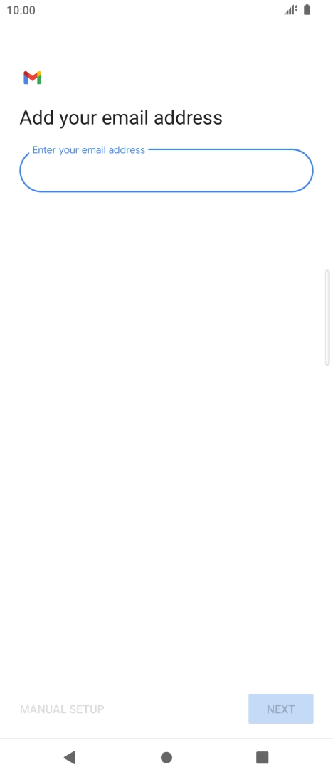 Press the field below 