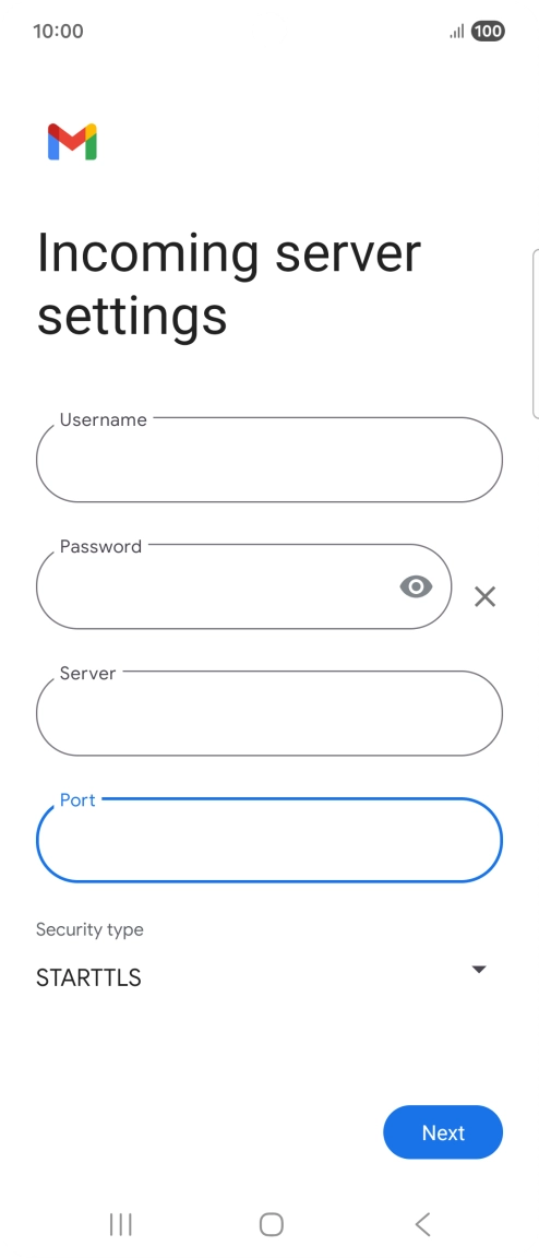 Press the drop down list below 