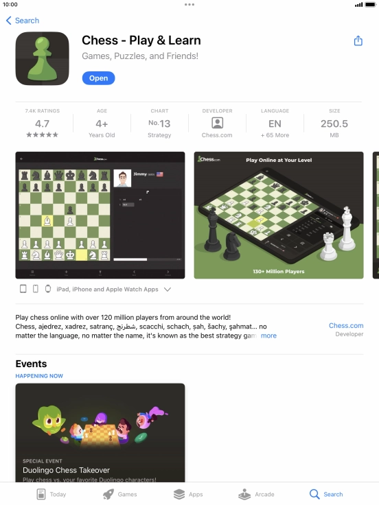 Press the Home key to return to the home screen.