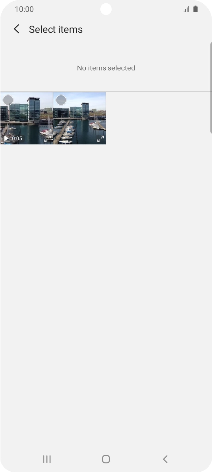 Press the required picture.