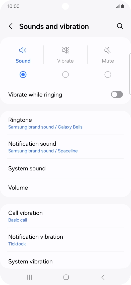 Press Ringtone.