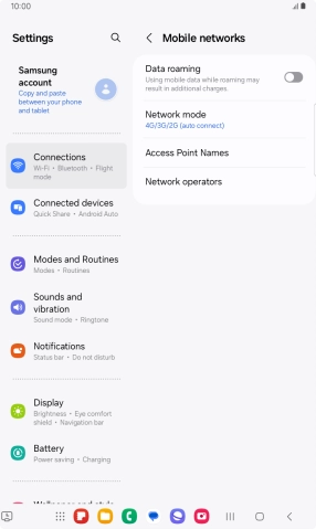 Press Access Point Names.