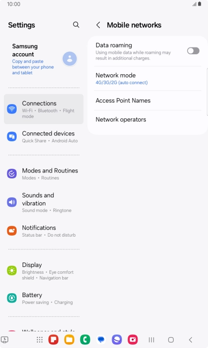 Press Access Point Names.