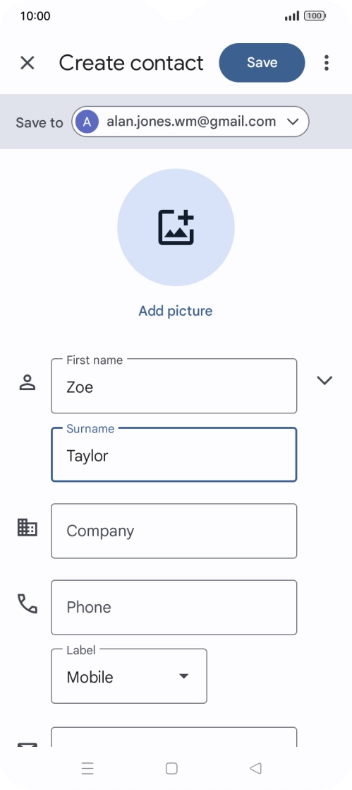 Press Phone and key in the required phone number.