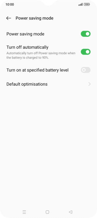 Press the Home key to return to the home screen.